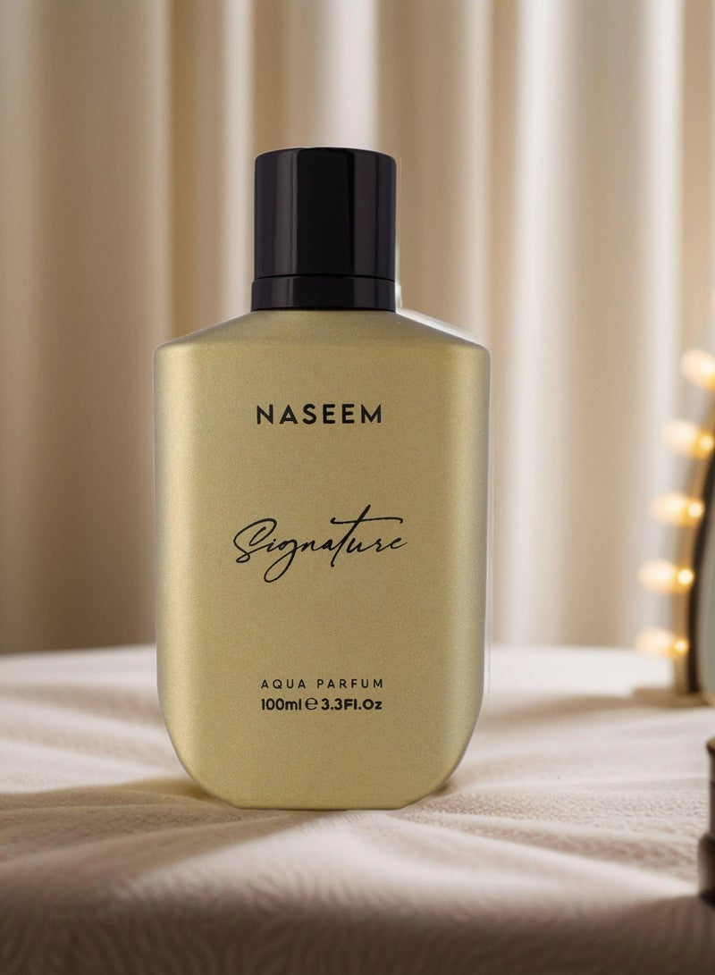Perfumes Signature Gold | 100ml Alcohol-Free Eau De Parfum | Cinnamon, Rosemary, Musk for Men & Women | Luxurious & Long-Lasting Fragrance