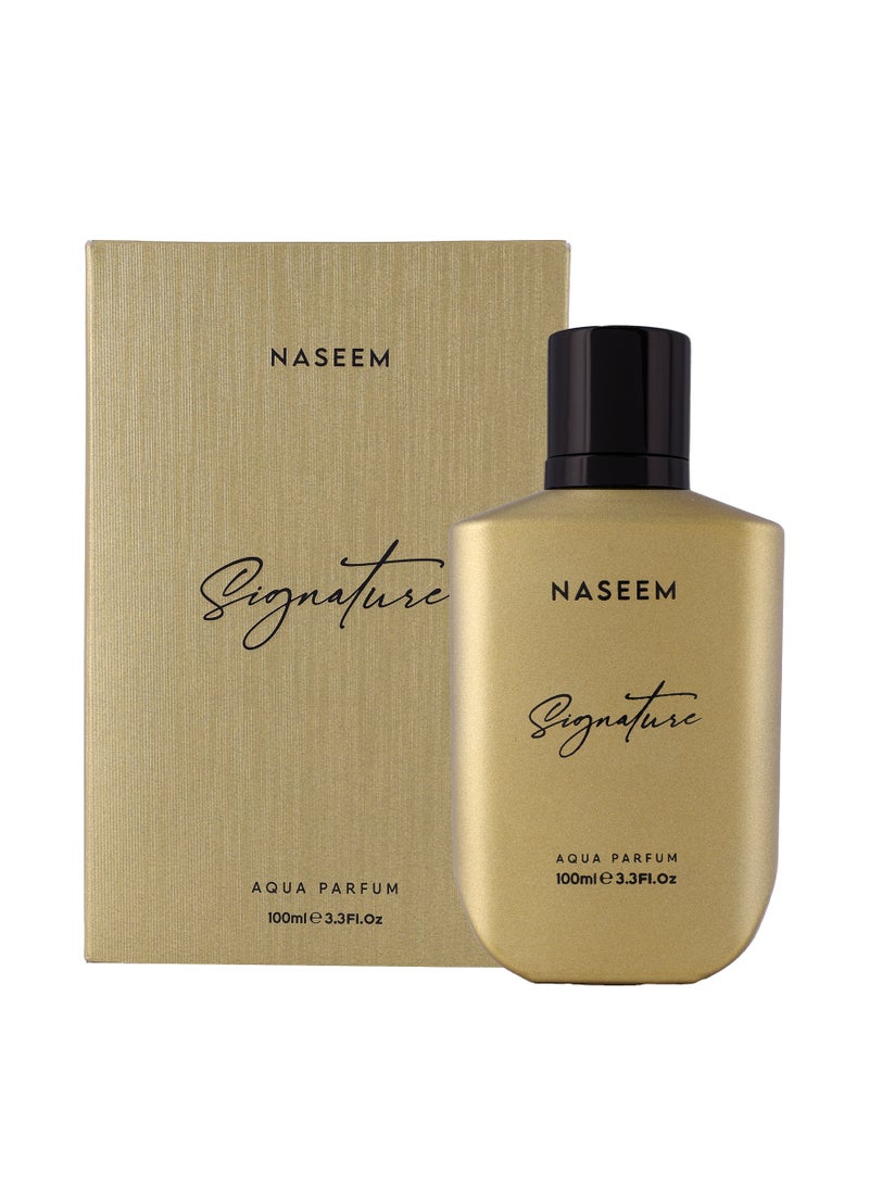 Perfumes Signature Gold | 100ml Alcohol-Free Eau De Parfum | Cinnamon, Rosemary, Musk for Men & Women | Luxurious & Long-Lasting Fragrance