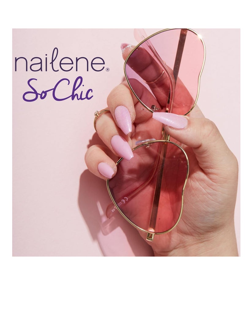 Nailene Perfect Bond Nail Glue - Durable, Easy to Apply False Nail Glue – Repairs Natural Nails – Quick-Drying Nail Adhesive Lasts Up to 7 Days - Pink Tint - 2 g/0.07 oz - 2 Pack