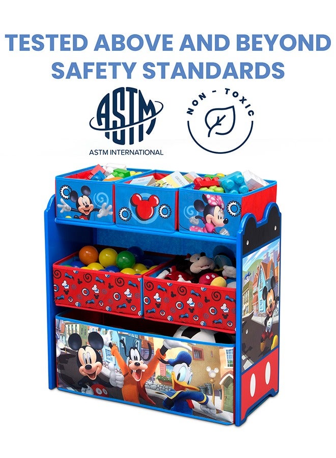 Mickey Mouse Multi-Bin Toy Organizer