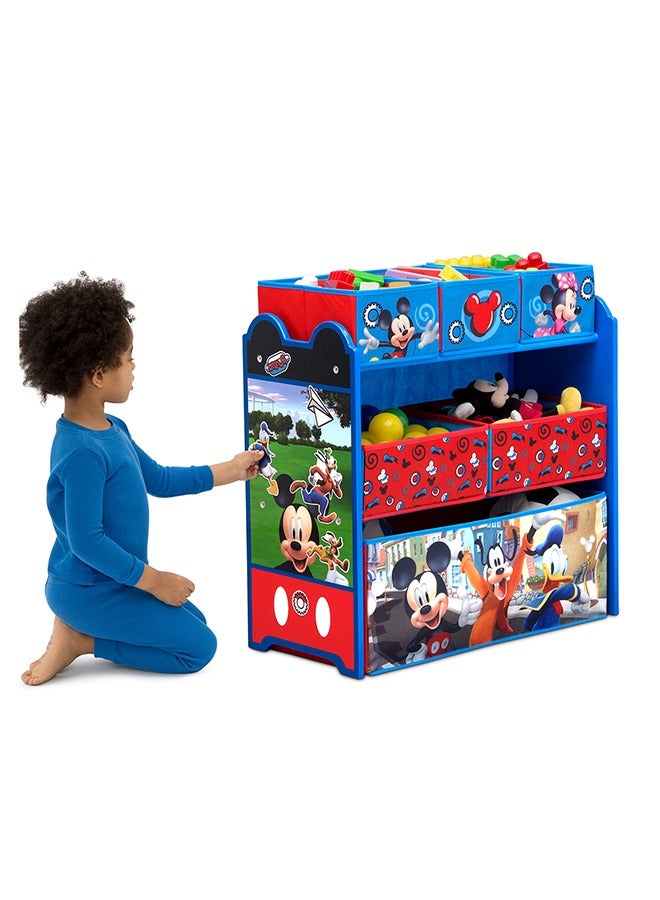 Mickey Mouse Multi-Bin Toy Organizer