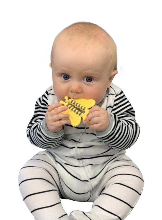 Baby Teether Bee Brush