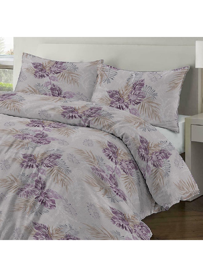 Belle Single-Sized Duvet Cover Set, Lavender - 135x200 cm