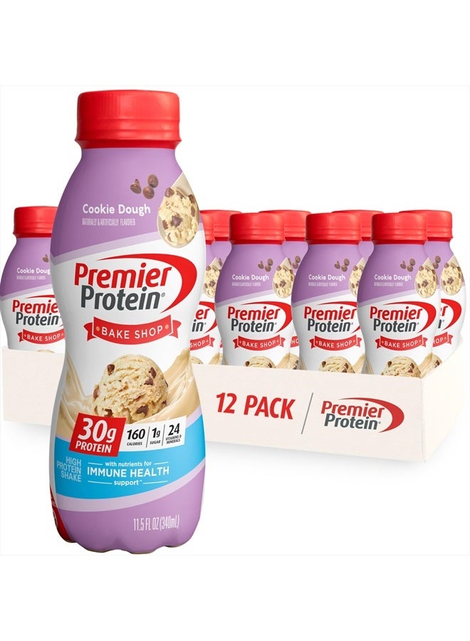 Shake, Cookie Dough, 11.5 Fl Oz (12 Pack), 30g Protein, 1g Sugar, 3g Carbs