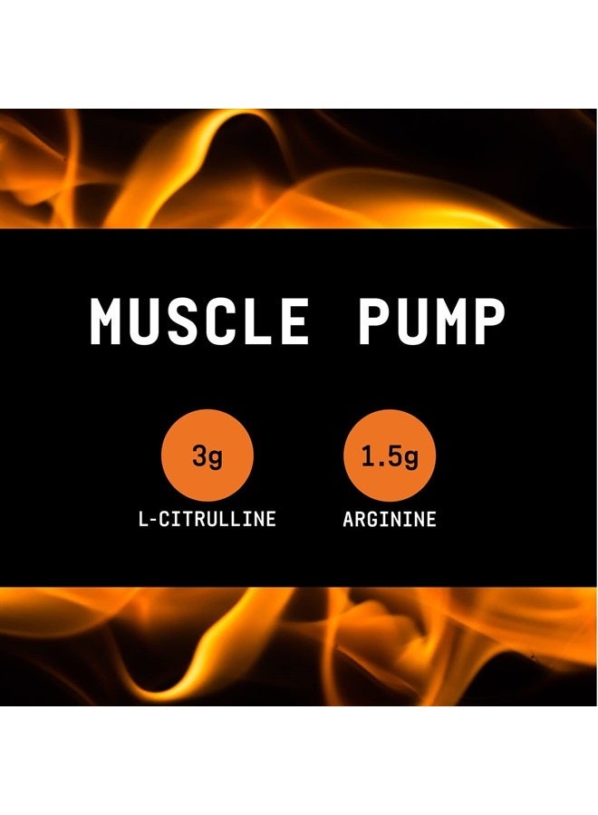 LIT | Clinically Dosed Pre-Workout Powder | Contains Caffeine, L-Citrulline, Beta-Alanine, and Nitric Oxide | Orange Mango | 30 Servings