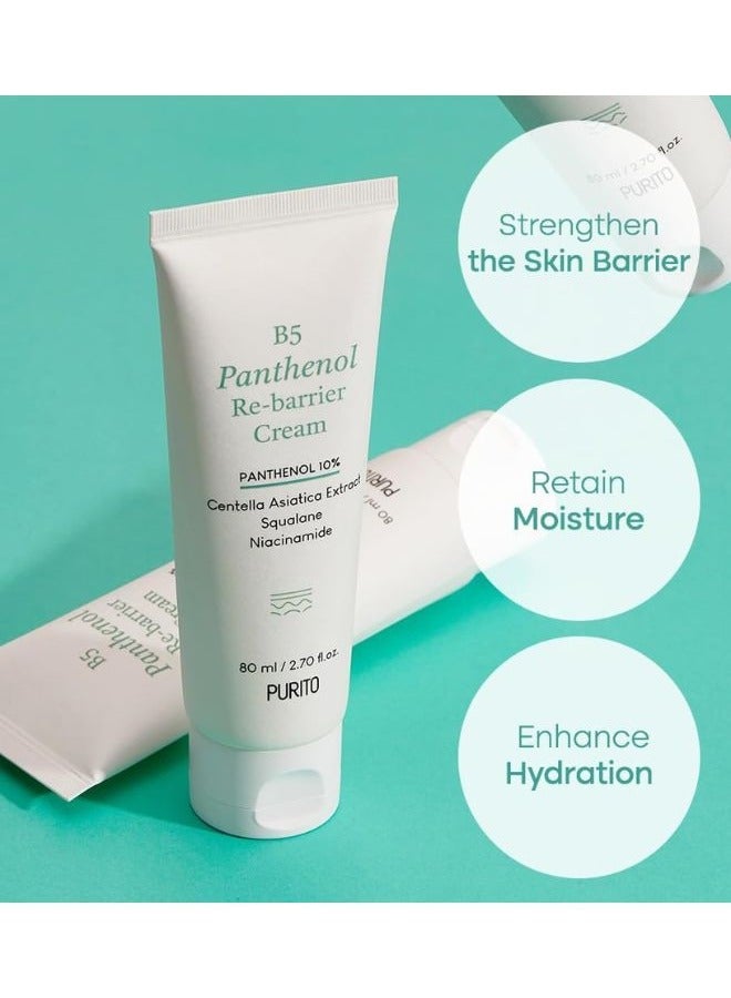 B5 Panthenol Re-barrier Cream 80ml, Rich Moisturizing Cream