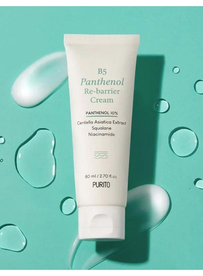 B5 Panthenol Re-barrier Cream 80ml, Rich Moisturizing Cream