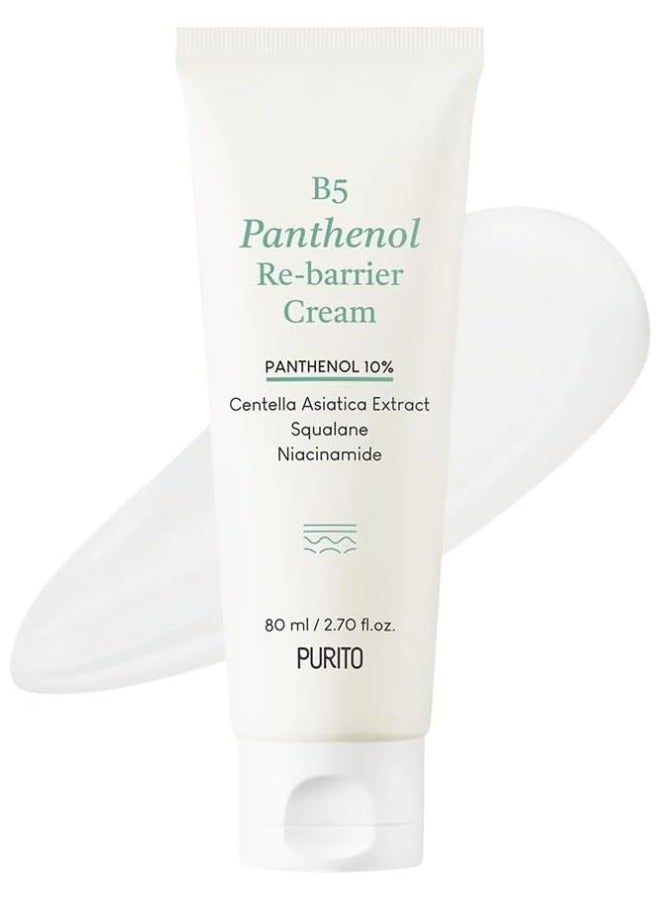 B5 Panthenol Re-barrier Cream 80ml, Rich Moisturizing Cream