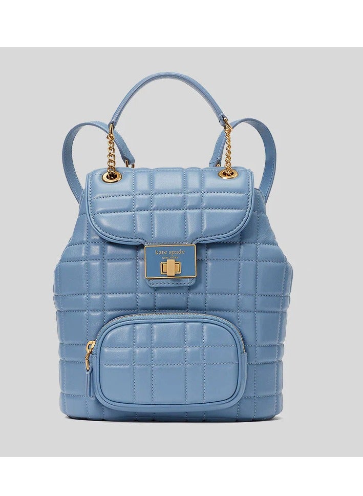 KATE SPADE Evelyn Quilted Small Backpack Manta Blue