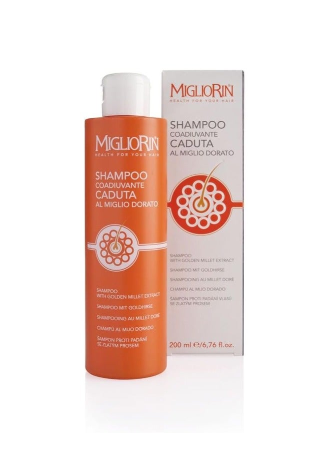 Migliorin Shampoo Dandruff Control with Golden Millet: Nourishing Relief for Flake-Free Hair 200 ML