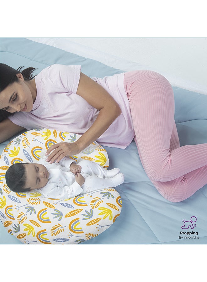 Portable Nursing Breast Feeding Baby Support Pillow Cushion With Washable Zippered Cover
