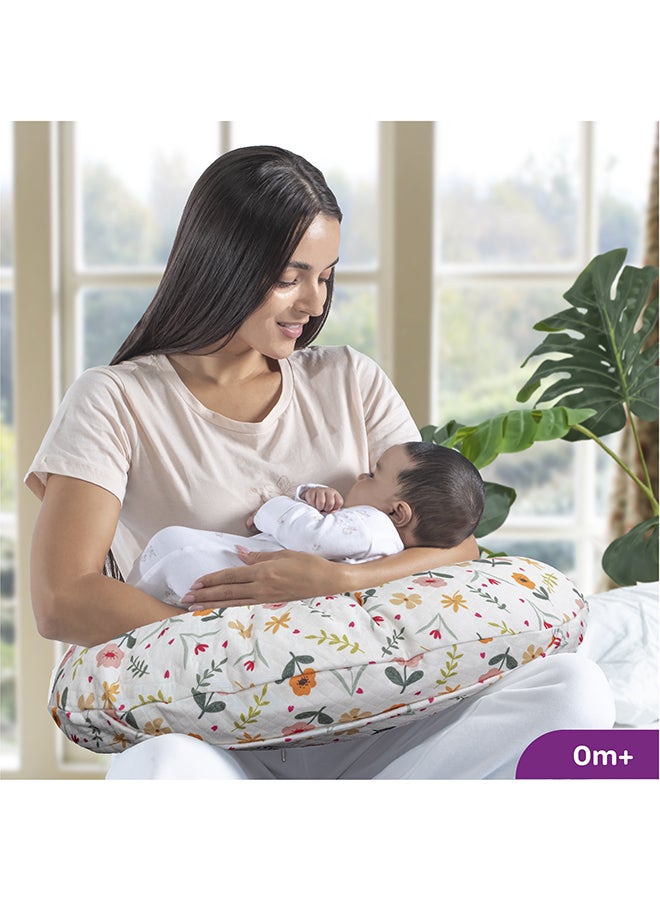 Portable Nursing Breast Feeding Baby Support Pillow Cushion With Washable Zippered Cover