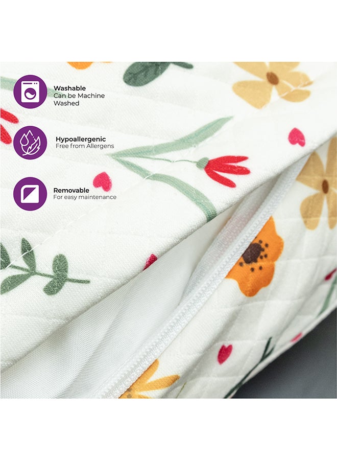 Portable Nursing Breast Feeding Baby Support Pillow Cushion With Washable Zippered Cover