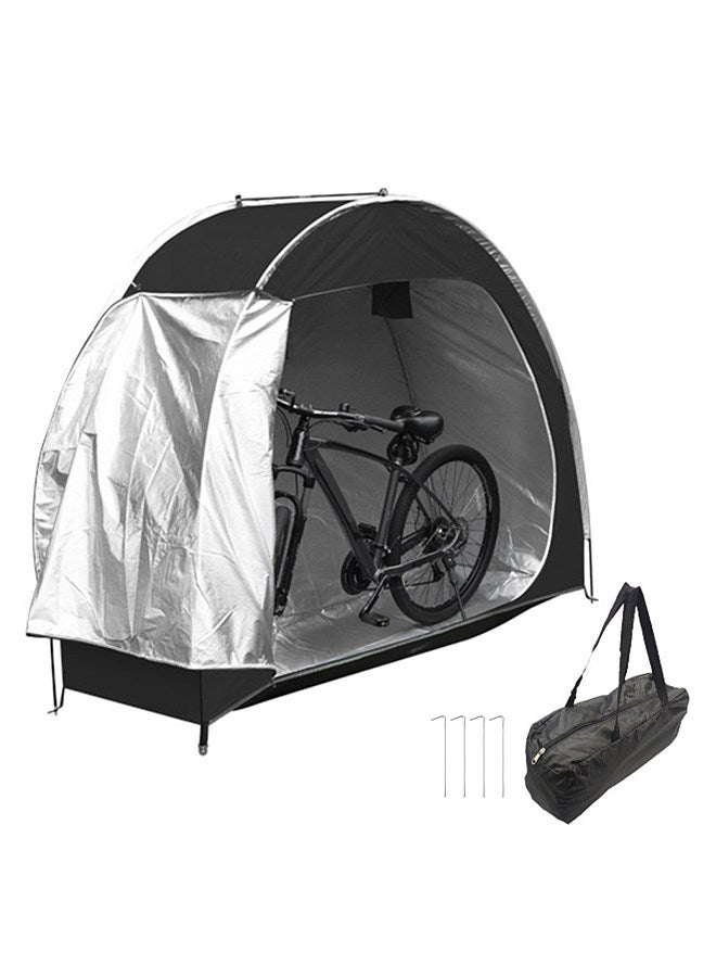 Outdoor Bike Storage Tent 210D Oxford Fabric Waterproof Bicycle Storage Shed for Bikes