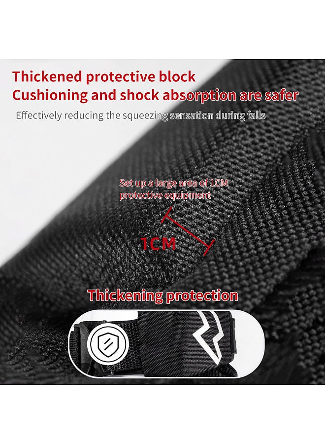 Motorcycle Knee Pads 2 Piece Set Knee Protection Reflective Eyes Comfortable Breathable