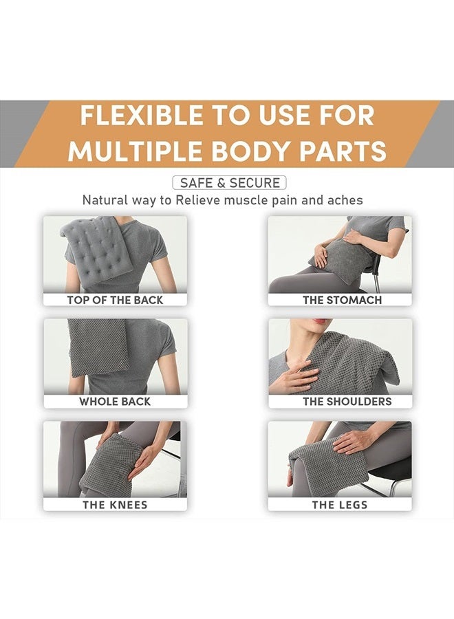 UNCN Wide Microwave Heating pad with Washable Cover 9 * 15