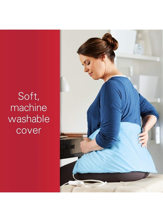 XL Heating Pad for Back, Neck, and Shoulder Pain Relief with Sponge for Moist Heating Option, Extra Large 12 x 24