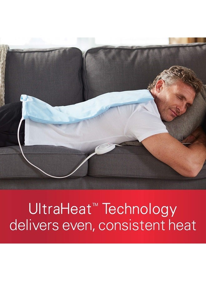 XL Heating Pad for Back, Neck, and Shoulder Pain Relief with Sponge for Moist Heating Option, Extra Large 12 x 24