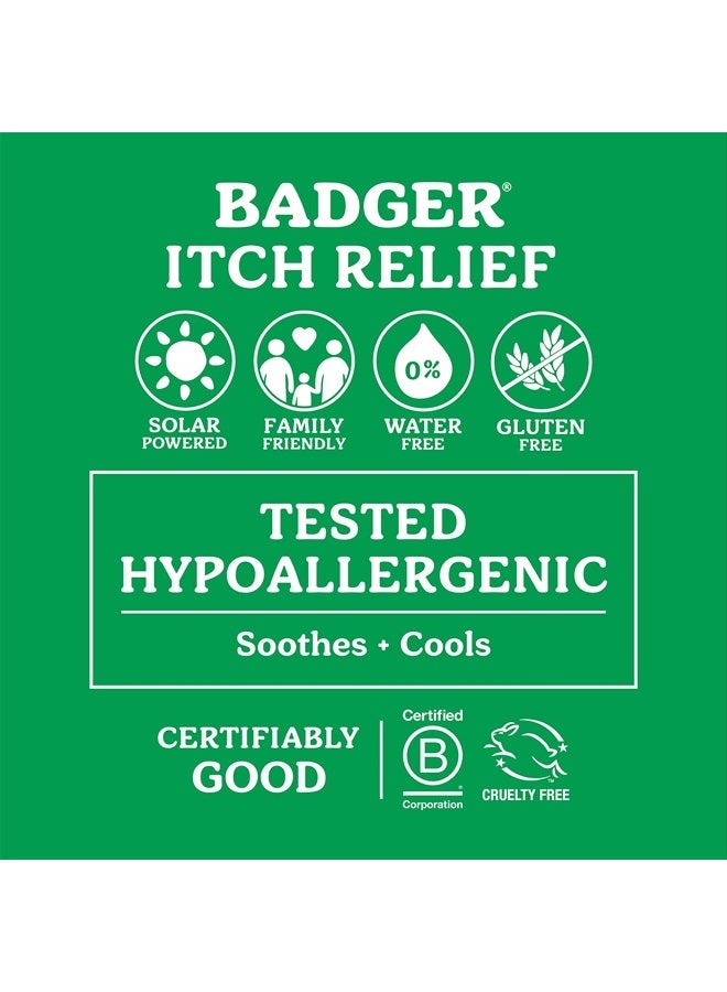 Mosquito Bite Itch Relief, Organic Afterbite Insect Bite Treatment, Anti Itch Cream, Bug Bite Relief, Easy to Carry Travel Stick, 0.6 oz (2 Pack)