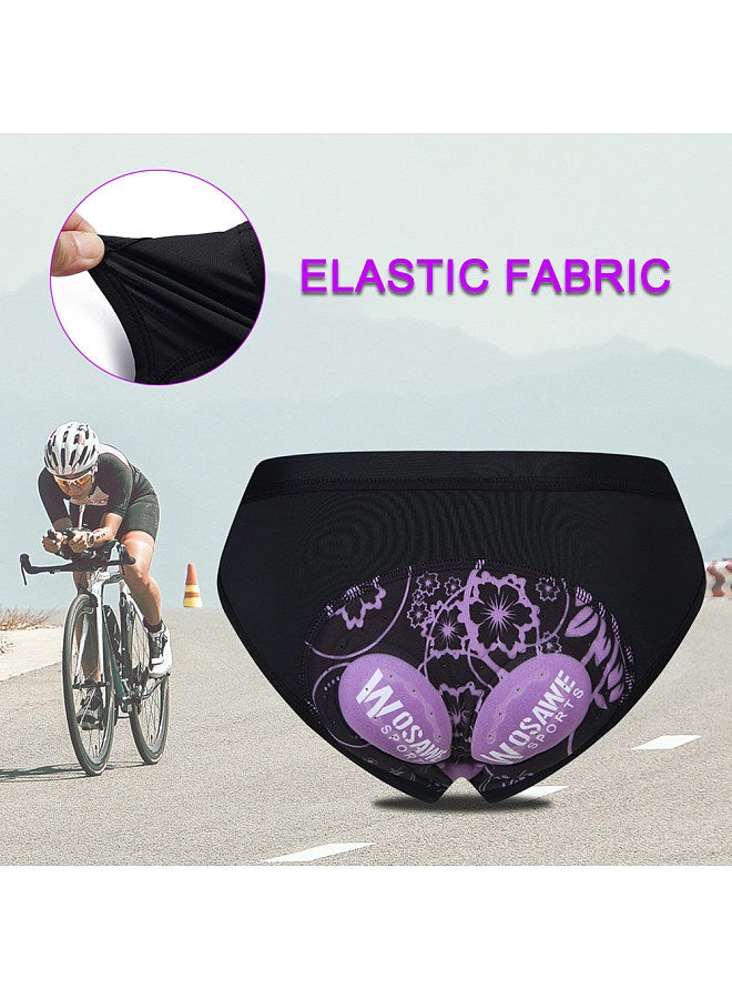 Women Cycling Underwear Gel Padded Bike Shorts MTB Bicycle Briefs Undershorts