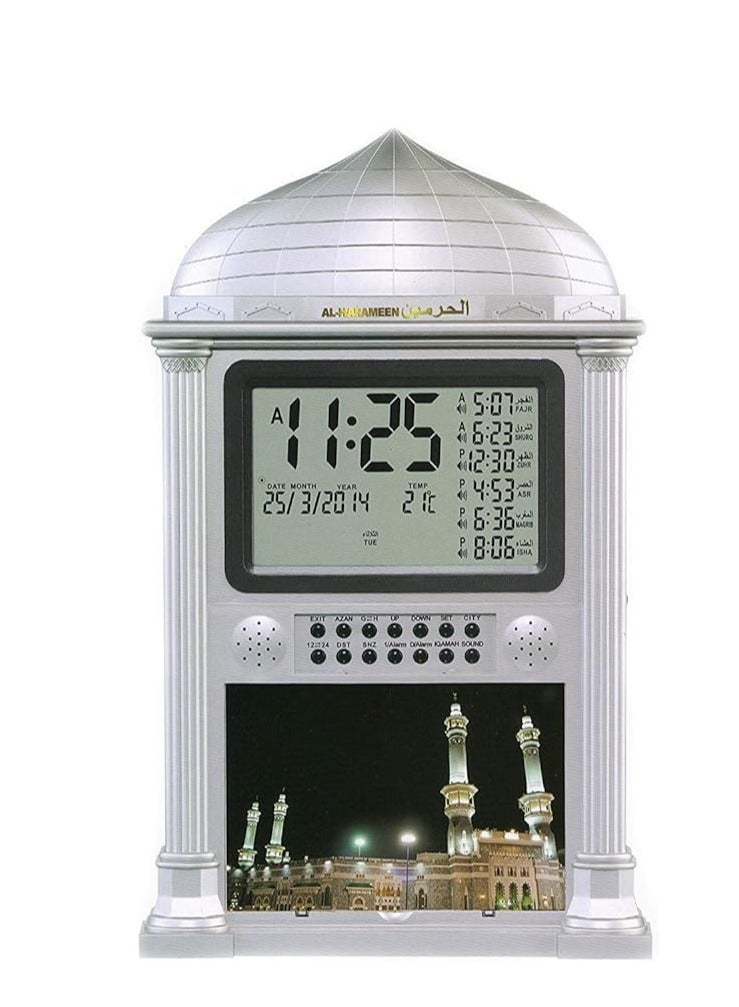Muslim Digital Azan Clock For Prayer HA-4002 Assorted Color