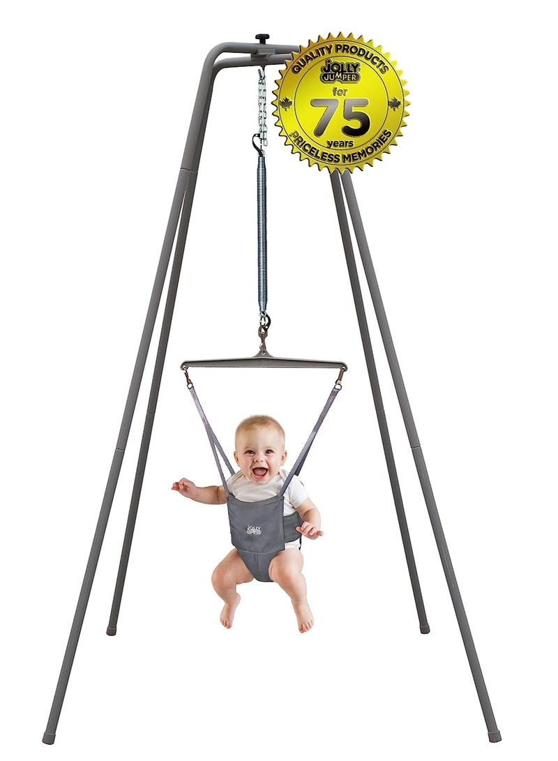 The Original Jumper with super stand and premium spring. Trusted by parents to provide fun for babies and to create cherished memories for families for over 75 years.