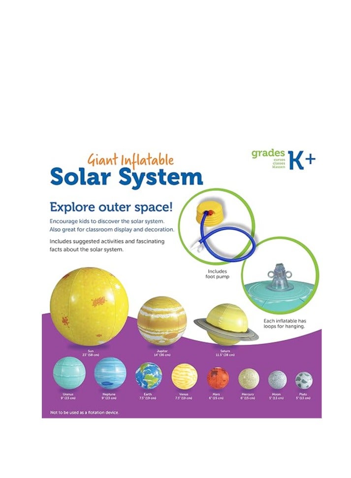 Learning Resources Inflatable Solar System Set