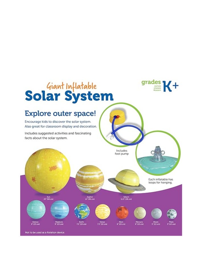 Learning Resources Inflatable Solar System Set