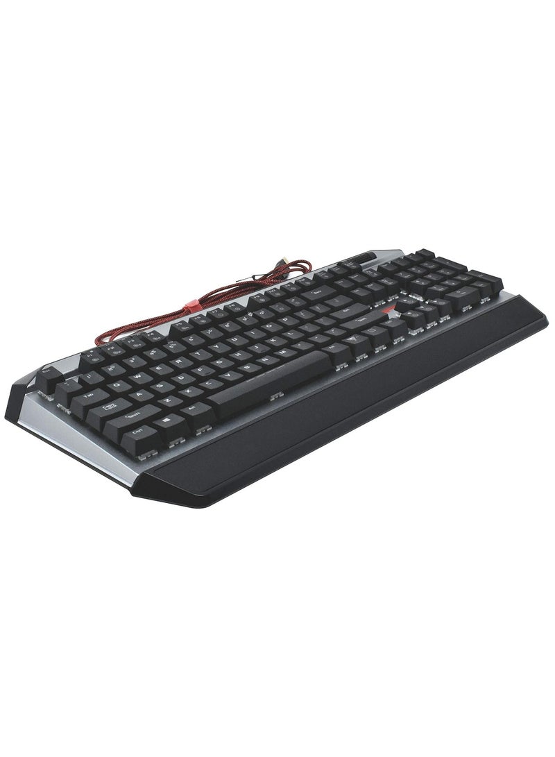 Patriot Viper Gaming V765 Mechanical RGB Illuminated Gaming Keyboard w/ Media Controls - Kailh Box Switches, 104-Standard Keys, Removable Magnetic Palm Rest