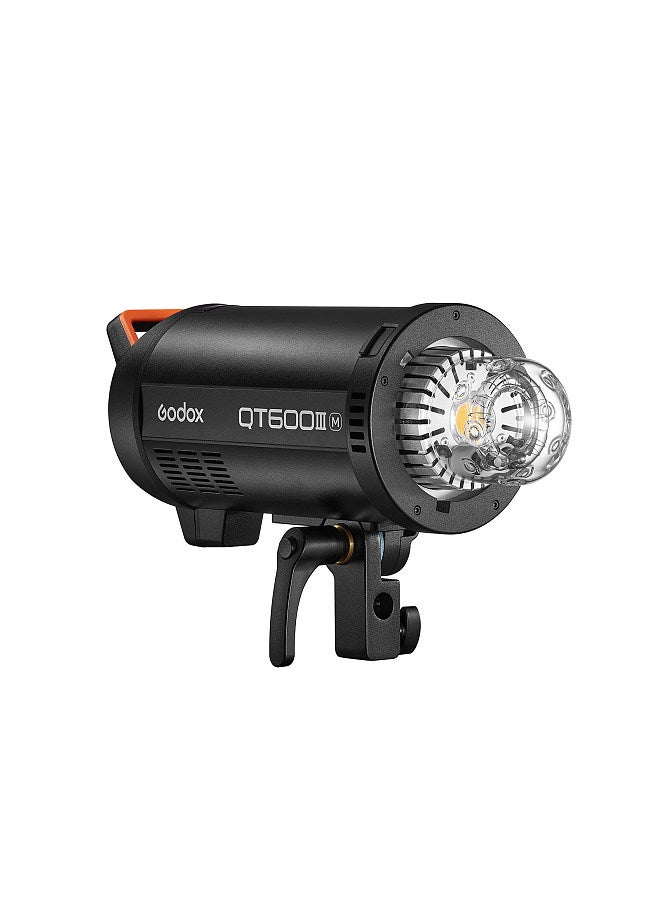 QT600IIIM 600W High Speed Studio Flash Light GN76 1/8000s HSS 0.01-0.9S Quick Recycling Time Built-in 2.4G Wireless X System with 40W Modeling Light Bowens Mount