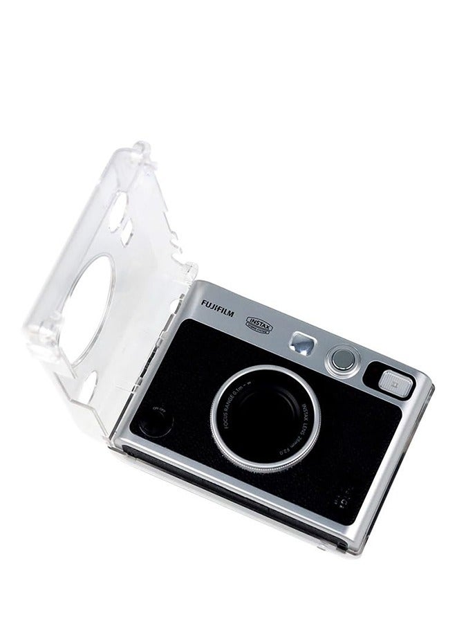 Protective Case for Fujifilm Instax Mini EVO Camera - Crystal Hard PVC Cover with Removable Shoulder Strap