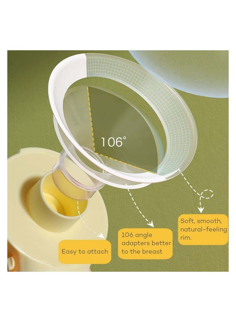 1 Pack 24mm  Breast Shields Medium Breast Pump  for Medela Replace Compatible with for Medela Breast Pumps Personalfit Connector