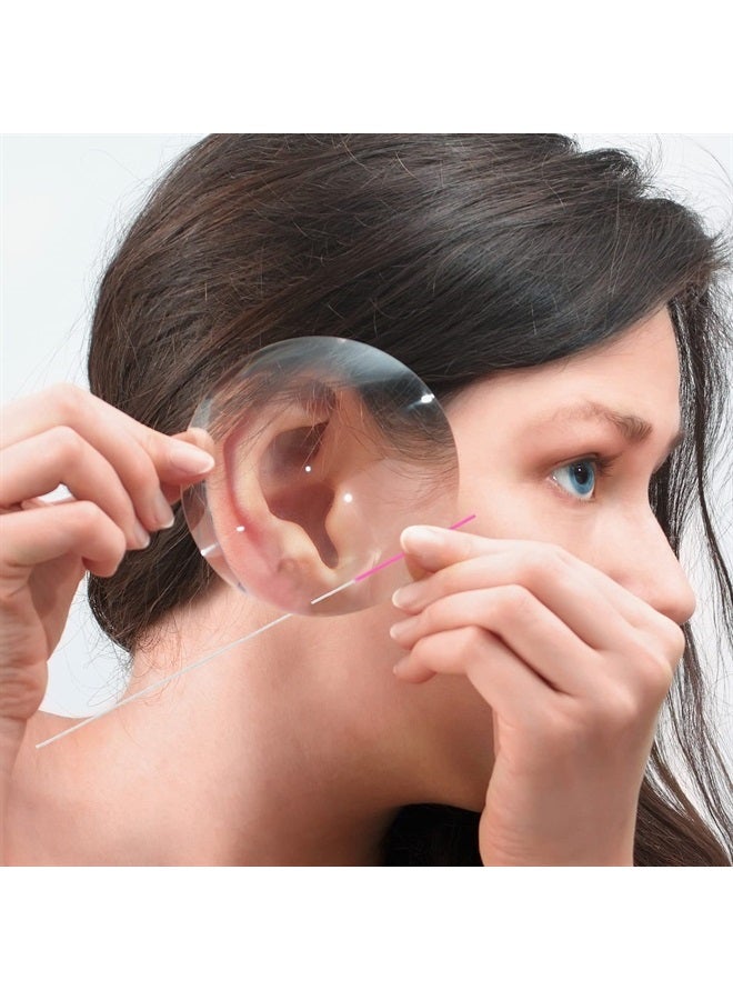 360 Pieces Ear Hole Floss Earrings Hole Cleaner Disposable Piercing Aftercare Cleaner Earrings Piercing Cleaning Line Ear Piercing Care Cleaning Tool for Women Men (Yellow, Royal Blue, Pink)