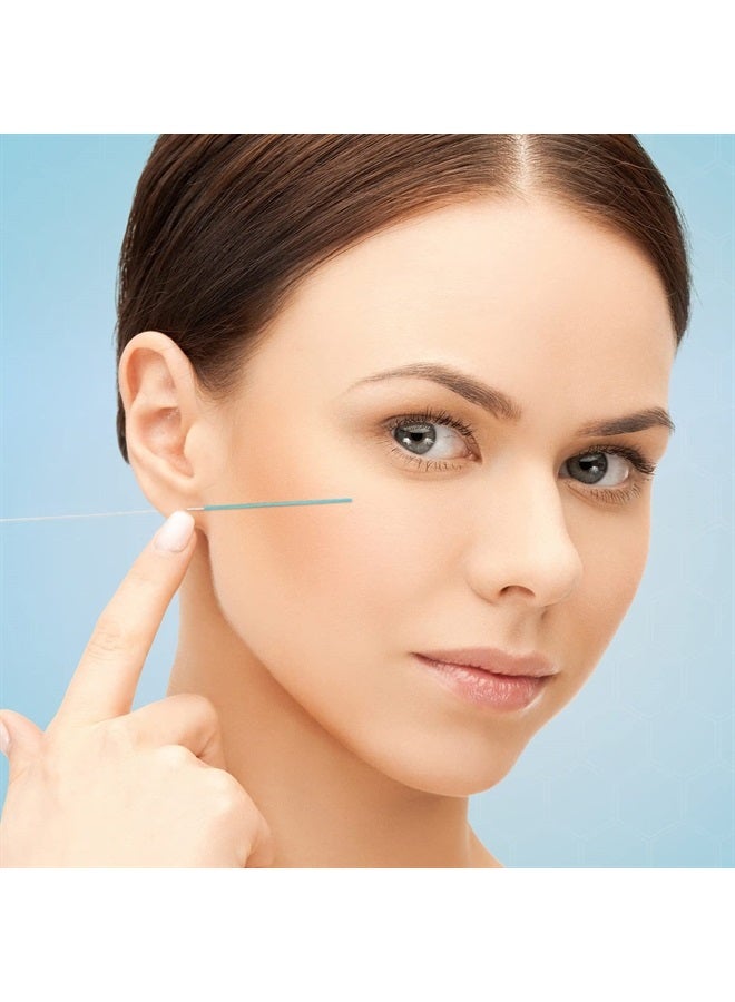 360 Pieces Ear Hole Floss Earrings Hole Cleaner Disposable Piercing Aftercare Cleaner Earrings Piercing Cleaning Line Ear Piercing Care Cleaning Tool for Women Men (Yellow, Royal Blue, Pink)