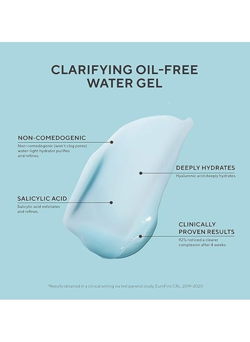 Clarifying Water Gel Hydrating Face Moisturiser with Non-Greasy Finish 47ml