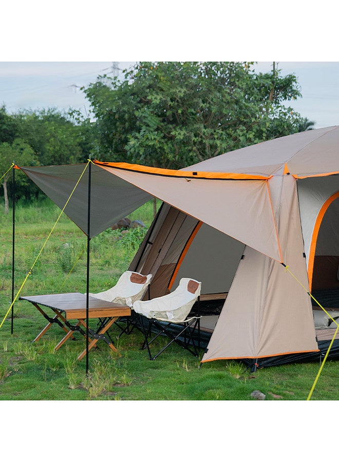 8-12 Person Camping Tent Large Capacity Cabin Tents Waterproof Portable Picnic Tent with 2 Room