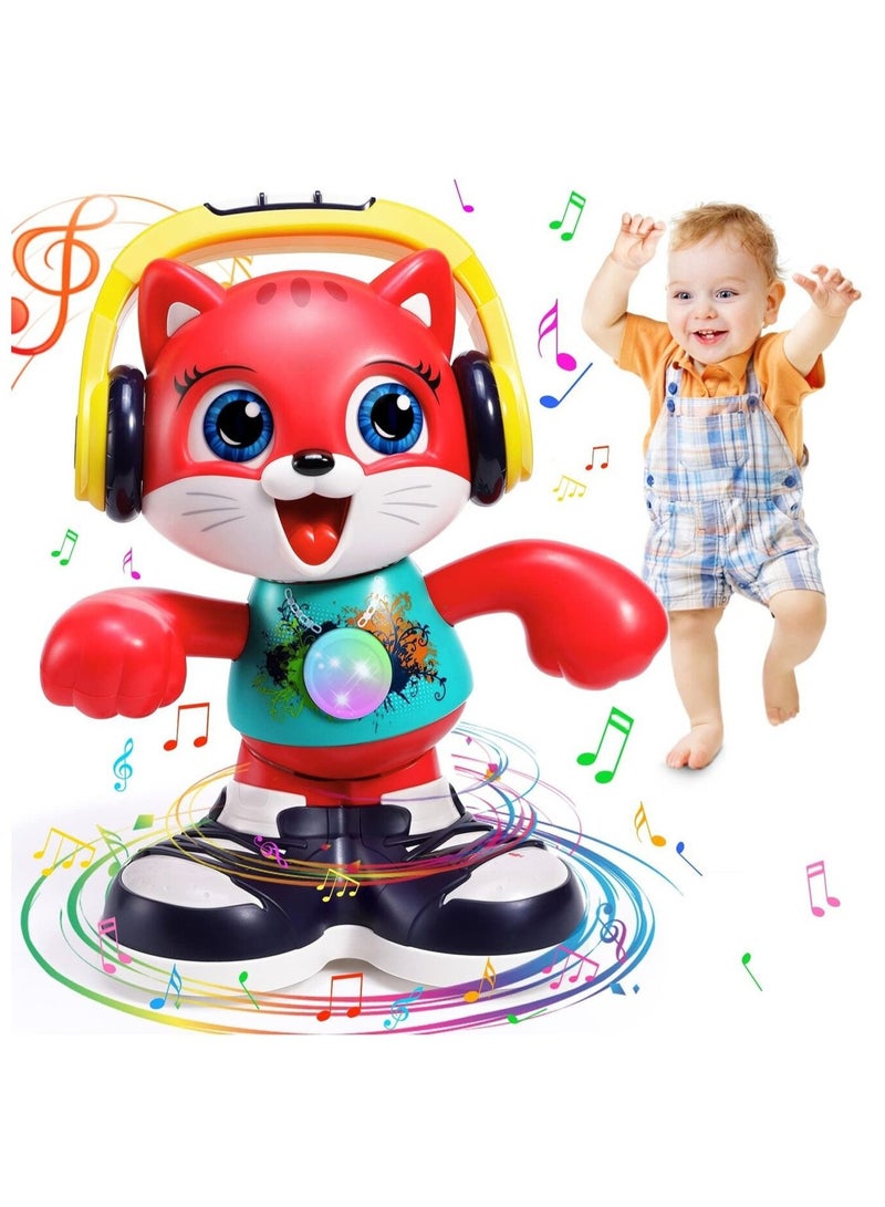 Beauty Hub Dancing Cat with Music & Recording Kids Interactive Early Learning Education Toddlers Toys, Boys & Girls 18-36 Months