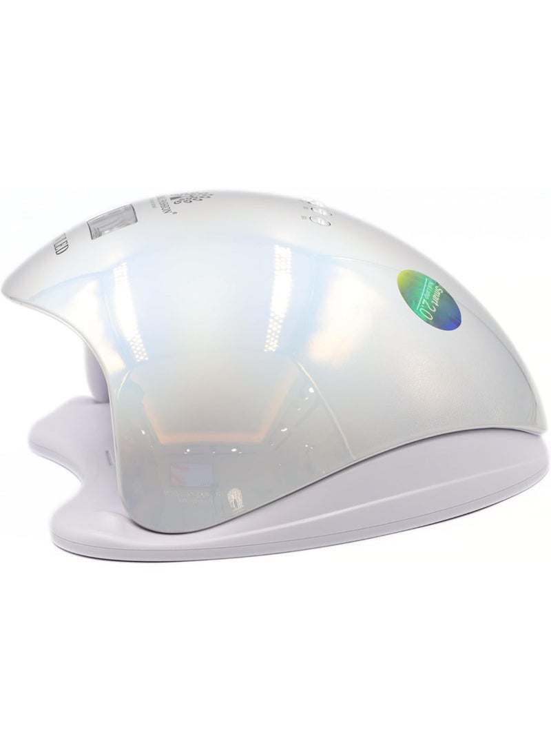 Uv Led Lamp 2 In 1 Model L-1100 72W - Professional Nail Dryer For Gel Polish, Acrylic, And Polygel - Fast Curing, Durable, And Easy To Use  (Silver)