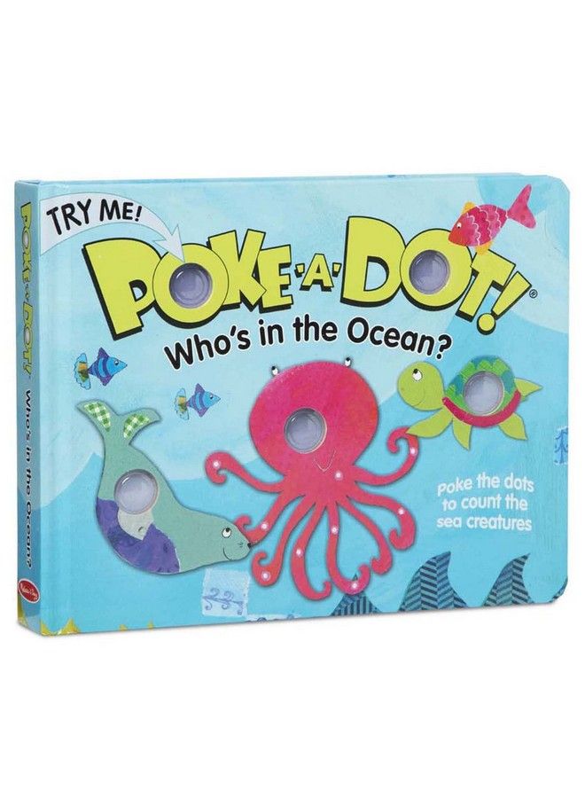 Children'S Book Pokeadot: Who’S In The Ocean (Board Book With Buttons To Pop)