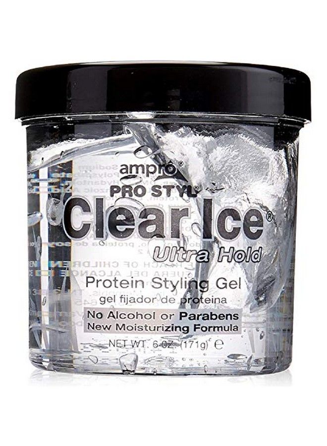 U/S Prot Clr Gel Size 6.0 Beauty Enterprises Clear Ice Protein Styling Gel 6Oz