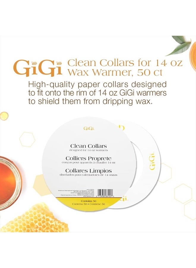 Clean Collars for 14-Ounce Wax Warmers, 50 Pieces