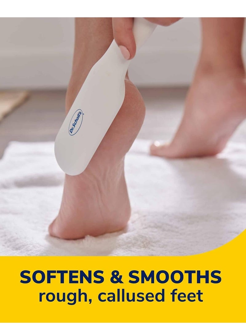 Dr. Scholl's Hard Skin Remover Nano Glass Foot File - Foot Callus Remover, Durable Foot Scrubber, Dead Skin Remover, Hygienic Pedicure Tool, Long Lasting Foot Buffer, Soft Smooth Feet