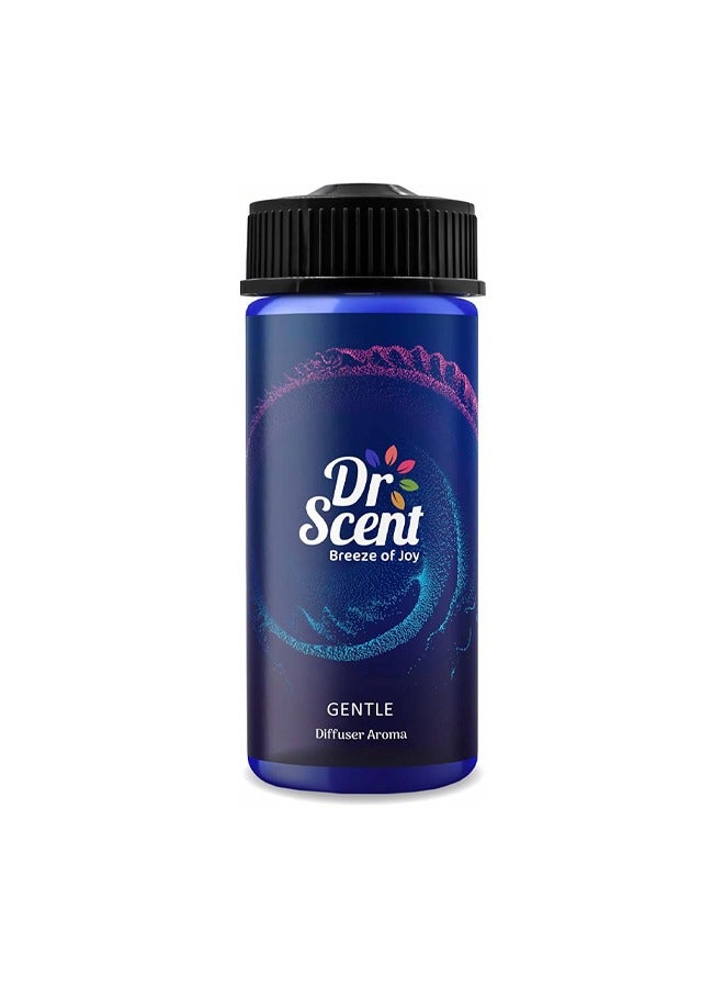 Dr Scent Diffuser Aroma Gentle, Feel the Distinctive Notes of Fiery Oranges and Bergamot, With Notes of Rose and Lavender, Ending with Delightful Notes of Patchouli and Vanilla (170ml)