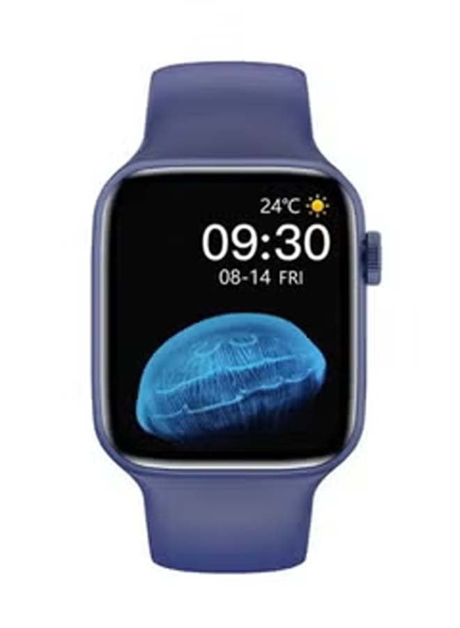 Bluetooth Full Touch Call Smartwatch With Replaceable Strap Blue