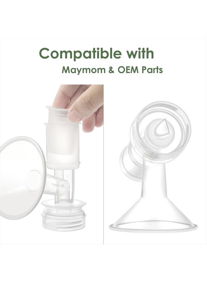 Pump Parts Compatible with Ameda Purely Your Pumps, MYA Joy Pump, but not MYA Pro; (4 Duckbills 2 Membranes)