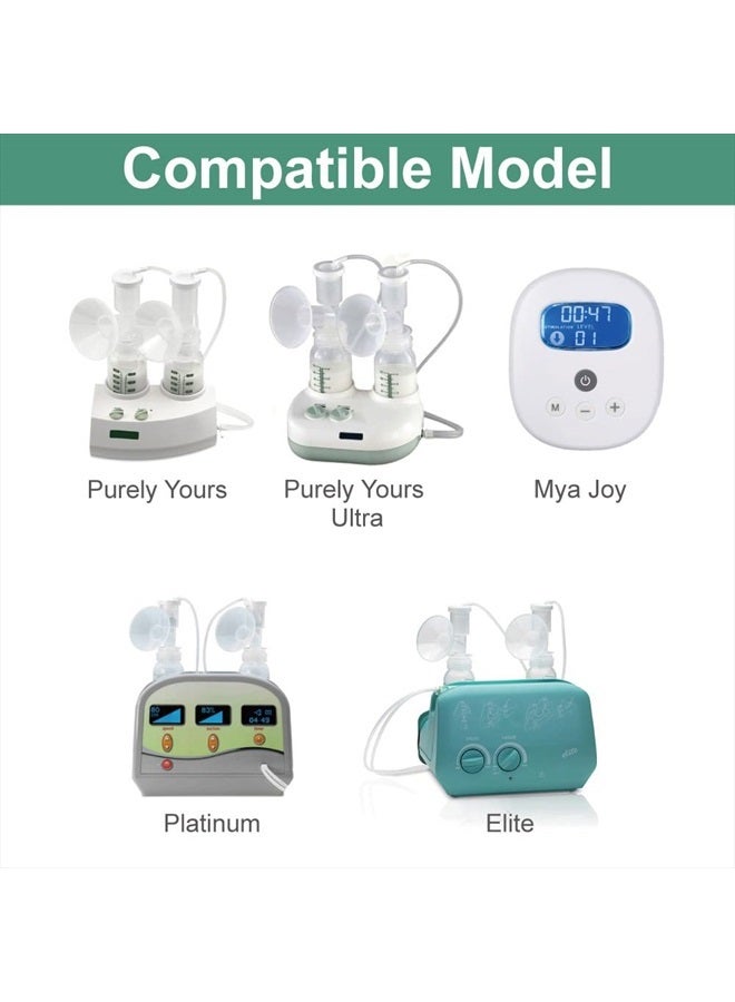 Pump Parts Compatible with Ameda Purely Your Pumps, MYA Joy Pump, but not MYA Pro; (4 Duckbills 2 Membranes)