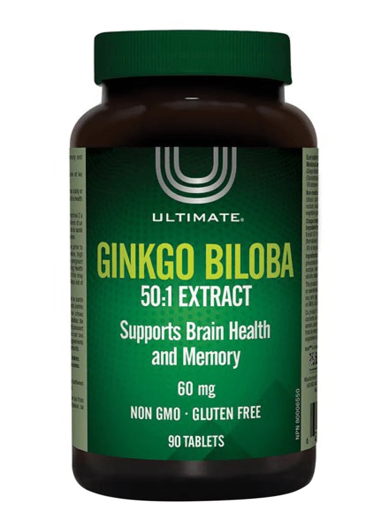Ginkgo Biloba 60mg Tablets 90's