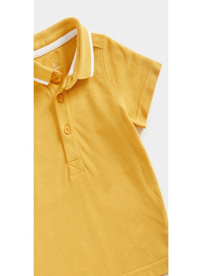 Blue and Yellow Polo Shirts 2 Pack