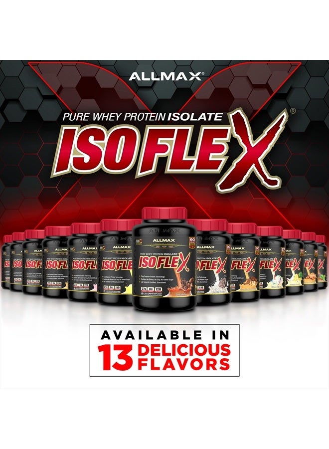 ISOFLEX Whey Protein Powder, Whey Protein Isolate, 27g Protein, Chocolate Mint, 2 Pound