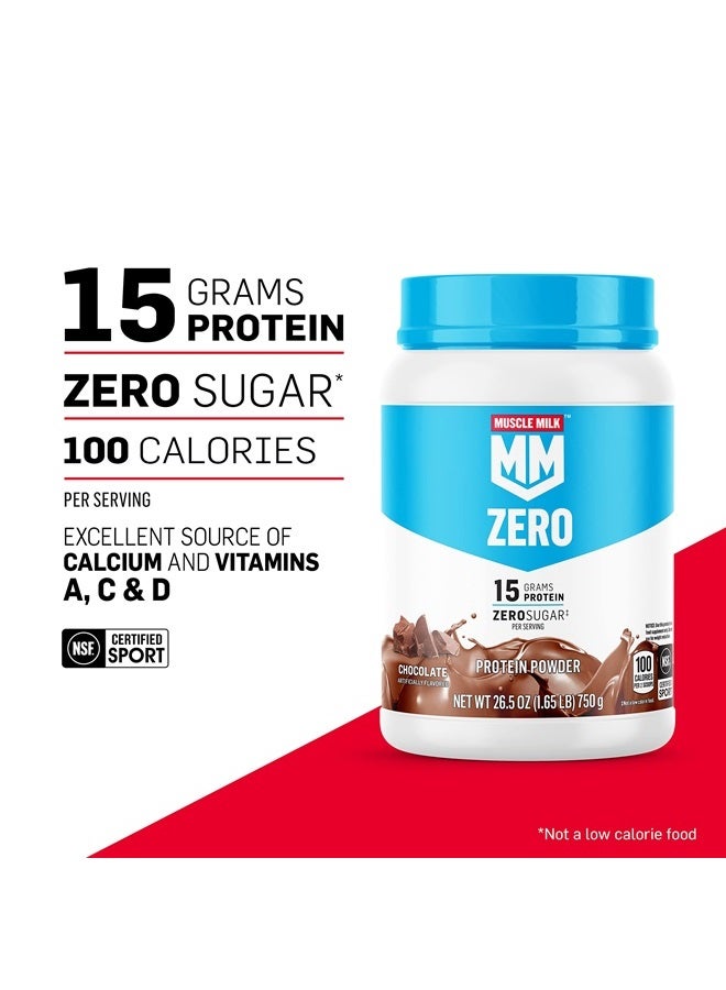 ZERO, 100 Calorie Protein Powder, Vanilla, 15g Protein, 1.65 Pound, 25 Servings